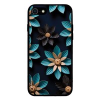 Θήκη Sonique 3D Flower Series για Apple iPhone 7 / iPhone 8 / iPhone SE 2020 / iPhone SE 2022 Γαλάζιο