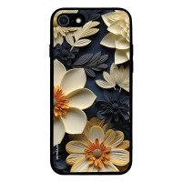 Θήκη Sonique 3D Flower Series για Apple iPhone 7 / iPhone 8 / iPhone SE 2020 / iPhone SE 2022 Εκρού
