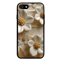 Θήκη Sonique 3D Flower Series για Apple iPhone 7 / iPhone 8 / iPhone SE 2020 / iPhone SE 2022 Λευκό