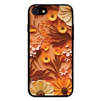 Θήκη Sonique 3D Flower Series για Apple iPhone 7 / iPhone 8 / iPhone SE 2020 / iPhone SE 2022 Πορτοκαλί