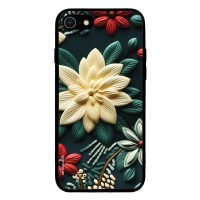 Θήκη Sonique 3D Flower Series για Apple iPhone 7 / iPhone 8 / iPhone SE 2020 / iPhone SE 2022 Πράσινο