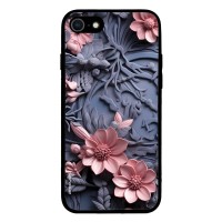 Θήκη Sonique 3D Flower Series για Apple iPhone 7 / iPhone 8 / iPhone SE 2020 / iPhone SE 2022 Ροζ 02