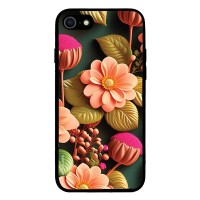 Θήκη Sonique 3D Flower Series για Apple iPhone 7 / iPhone 8 / iPhone SE 2020 / iPhone SE 2022 Σομόν