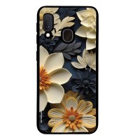 Θήκη Sonique 3D Flower Series για Samsung Galaxy A20e Εκρού