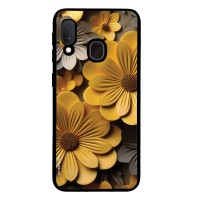 Θήκη Sonique 3D Flower Series για Samsung Galaxy A20e Κίτρινο