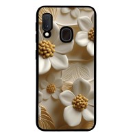 Θήκη Sonique 3D Flower Series για Samsung Galaxy A20e Λευκό