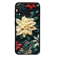Θήκη Sonique 3D Flower Series για Samsung Galaxy A20e Πράσινο
