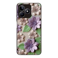 Θήκη Sonique 3D Flower Series για Realme C51 / Realme C53 / Realme Note 50 4G Βιολετί