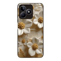 Θήκη Sonique 3D Flower Series για Realme C51 / Realme C53 / Realme Note 50 4G Λευκό