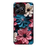 Θήκη Sonique 3D Flower Series για Realme C51 / Realme C53 / Realme Note 50 4G Ροζ 01