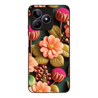 Θήκη Sonique 3D Flower Series για Realme C51 / Realme C53 / Realme Note 50 4G Σομόν