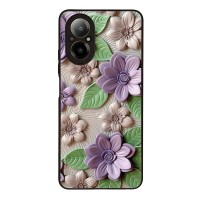 Θήκη Sonique 3D Flower Series για Realme C67 4G Βιολετί