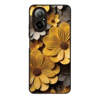 Θήκη Sonique 3D Flower Series για Realme C67 4G Κίτρινο