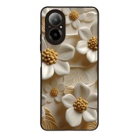 Θήκη Sonique 3D Flower Series για Realme C67 4G Λευκό
