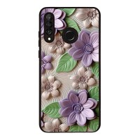Θήκη Sonique 3D Flower Series για Huawei P30 Lite Βιολετί