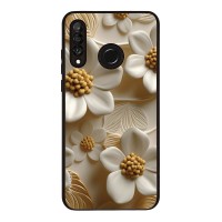 Θήκη Sonique 3D Flower Series για Huawei P30 Lite Λευκό