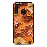 Θήκη Sonique 3D Flower Series για Huawei P30 Lite Πορτοκαλί