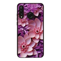 Θήκη Sonique 3D Flower Series για Huawei P30 Lite Ροζ