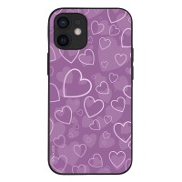 Θήκη Sonique Heart Series για Apple iPhone 12 mini Βιολετί