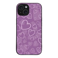 Θήκη Sonique Heart Series για Apple iPhone 15 Βιολετί
