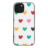 Θήκη Sonique Heart Series για Apple iPhone 15 Λευκό 02