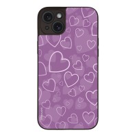 Θήκη Sonique Heart Series για Apple iPhone 15 Plus Βιολετί