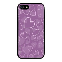Θήκη Sonique Heart Series για Apple iPhone 7 / iPhone 8 / iPhone SE 2020 / iPhone SE 2022 Βιολετί