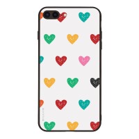 Θήκη Sonique Heart Series για Apple iPhone 7 Plus / iPhone 8 Plus Λευκό 02
