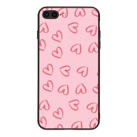 Θήκη Sonique Heart Series για Apple iPhone 7 Plus / iPhone 8 Plus Ροζ