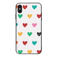 Θήκη Sonique Heart Series για Apple iPhone XS MAX Λευκό 02