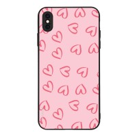 Θήκη Sonique Heart Series για Apple iPhone XS MAX Ροζ