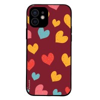 Θήκη Sonique Heart Series για Apple iPhone 12 Μπορντώ