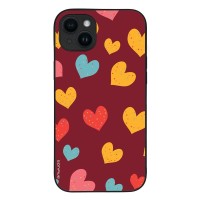 Θήκη Sonique Heart Series για Apple iPhone 14 Plus Μπορντώ
