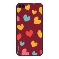 Θήκη Sonique Heart Series για Apple iPhone 7 Plus / iPhone 8 Plus Μπορντώ
