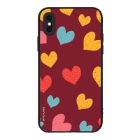 Θήκη Sonique Heart Series για Apple iPhone X / iPhone XS Μπορντώ