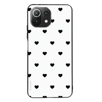 Θήκη Sonique Heart Series για Xiaomi Mi 11 Lite 4G / Mi 11 Lite 5G Λευκό