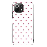 Θήκη Sonique Heart Series για Xiaomi Mi 11 Lite 4G / Mi 11 Lite 5G Λευκό 01