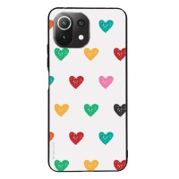 Θήκη Sonique Heart Series για Xiaomi Mi 11 Lite 4G / Mi 11 Lite 5G Λευκό 02