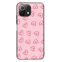 Θήκη Sonique Heart Series για Xiaomi Mi 11 Lite 4G / Mi 11 Lite 5G Ροζ