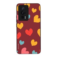 Θήκη Sonique Heart Series για Xiaomi Poco F5 Pro 5G Μπορντώ