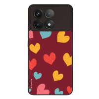 Θήκη Sonique Heart Series για Xiaomi Poco F6 Pro 5G Μπορντώ