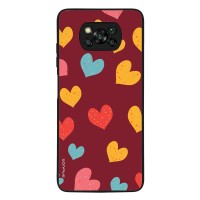 Θήκη Sonique Heart Series για Xiaomi Poco X3 NFC / Poco X3 Pro Μπορντώ
