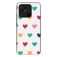 Θήκη Sonique Heart Series για Xiaomi Redmi 10C Λευκό 02