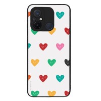 Θήκη Sonique Heart Series για Xiaomi Redmi 12C Λευκό 02