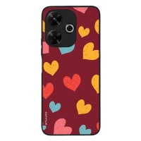 Θήκη Sonique Heart Series για Xiaomi Redmi 13 4G / Poco M6 4G Μπορντώ