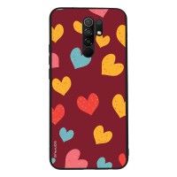 Θήκη Sonique Heart Series για Xiaomi Redmi 9 Μπορντώ