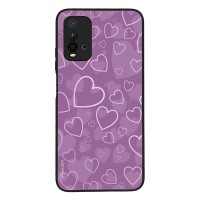 Θήκη Sonique Heart Series για Xiaomi Redmi 9T Βιολετί