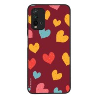 Θήκη Sonique Heart Series για Xiaomi Redmi 9T Μπορντώ