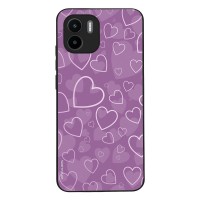 Θήκη Sonique Heart Series για Xiaomi Redmi A1 / Redmi A2 Βιολετί