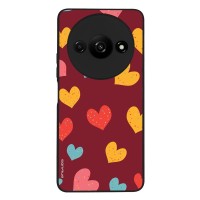 Θήκη Sonique Heart Series για Xiaomi Redmi A3 / Redmi A3x Μπορντώ